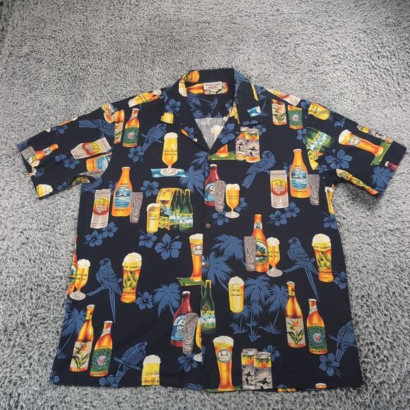 Pacific Legend Other - Vintage Pacific Legend Shirt Men Extra Large Lava Flow Surfing Hawaiian Tropical